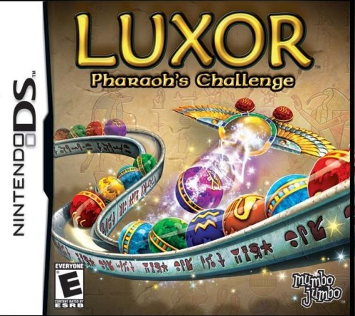 Luxor Pharaoh's Challenge box art for Nintendo DS