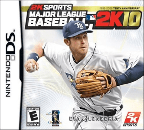 Major League Baseball 2K10 box art for Nintendo DS