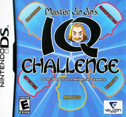 Master Jin Jin's IQ Challenge box art for Nintendo DS