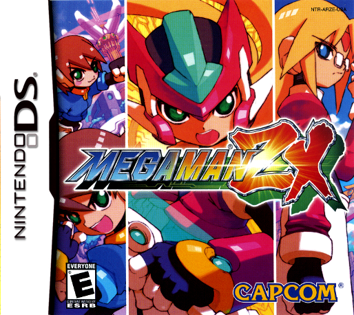 Mega Man ZX box art for Nintendo DS