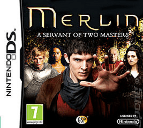 Merlin: A Servant of Two Masters box art for Nintendo DS