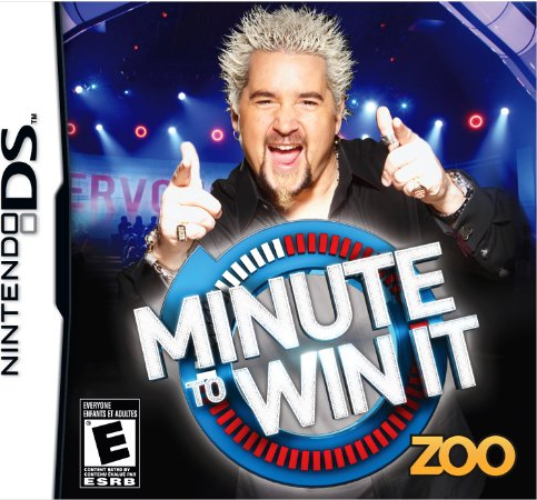 Minute to Win It box art for Nintendo DS