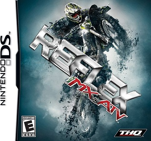 MX vs. ATV Reflex box art for Nintendo DS