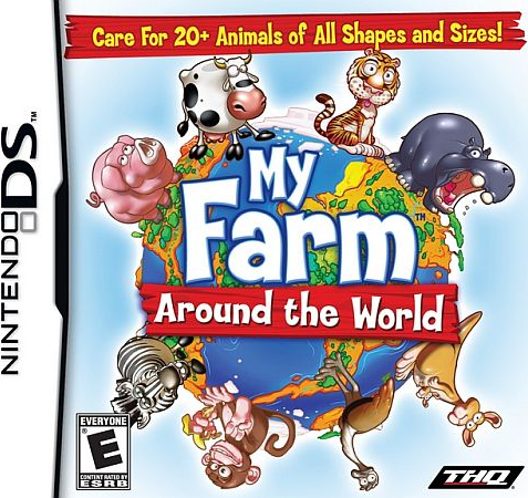 My Farm Around The World box art for Nintendo DS
