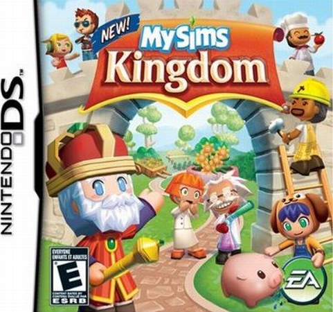 MySims Kingdom box art for Nintendo DS