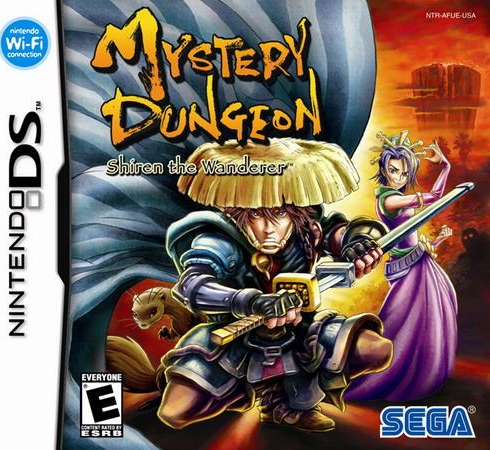 Mystery Dungeon Shiren the Wanderer box art for Nintendo DS