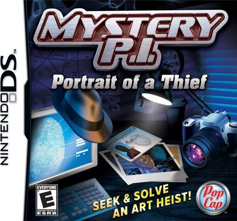 Mystery P.I. Portrait of a Thief box art for Nintendo DS