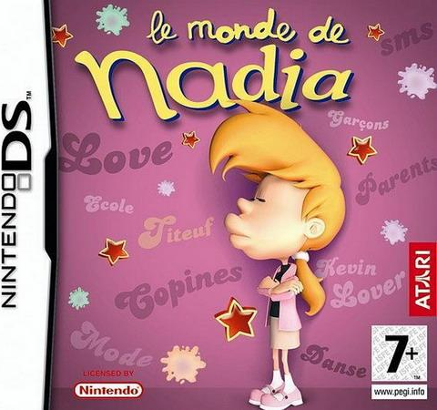 Nadia's World box art for Nintendo DS