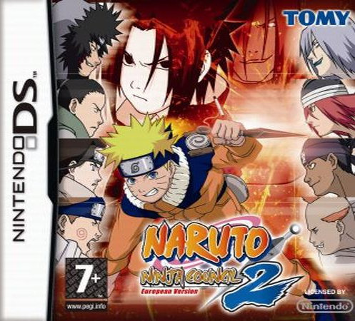 Naruto Ninja Council 2 European Version box art for Nintendo DS