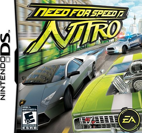 Need for Speed Nitro box art for Nintendo DS