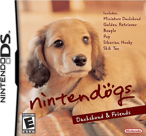 Nintendogs Dachshund and Friends box art for Nintendo DS