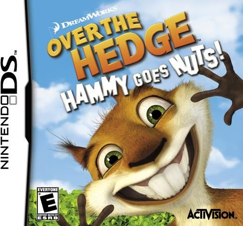 Over the Hedge Hammy Goes Nuts box art for Nintendo DS