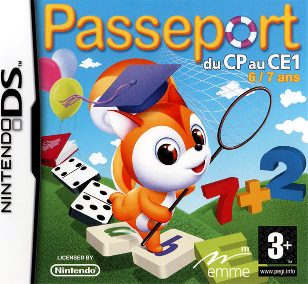 Passeport du CP au CE1 box art for Nintendo DS