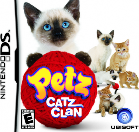 Petz Catz Clan box art for Nintendo DS