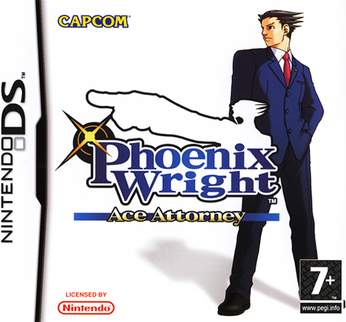 Phoenix Wright Ace Attorney box art for Nintendo DS