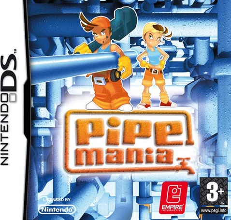 Pipe Mania box art for Nintendo DS