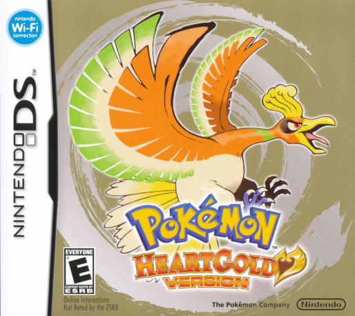 Pokemon HeartGold Version box art for Nintendo DS