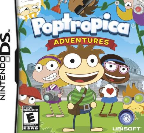 Poptropica Adventures box art for Nintendo DS