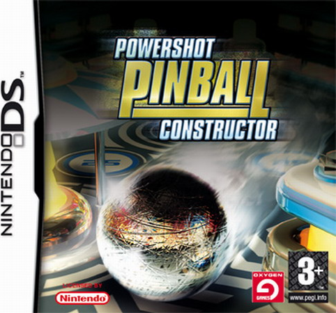 Powershot Pinball Constructor box art for Nintendo DS