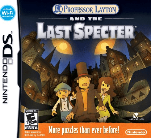 Professor Layton and the Last Specter box art for Nintendo DS