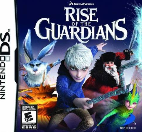 Rise Of The Guardians box art for Nintendo DS