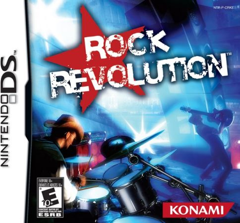 Rock Revolution box art for Nintendo DS