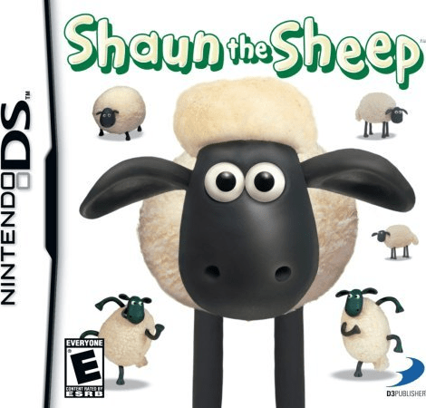 Shaun the Sheep box art for Nintendo DS