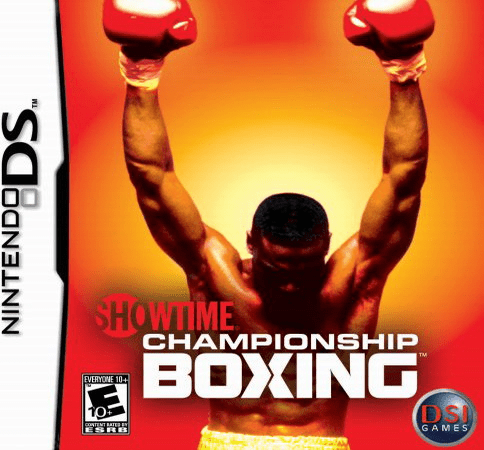 Showtime Championship Boxing box art for Nintendo DS