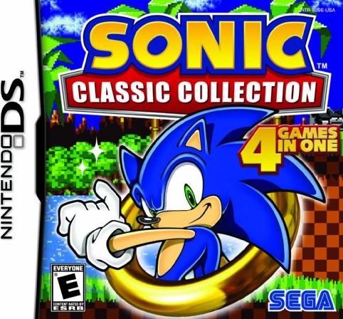 Sonic Classic Collection box art for Nintendo DS