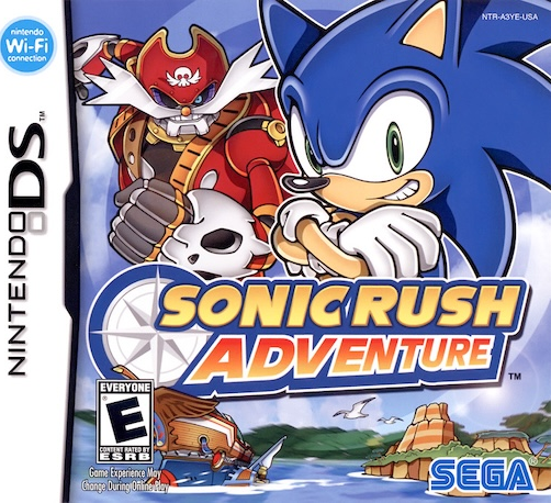 Sonic Rush Adventure box art for Nintendo DS