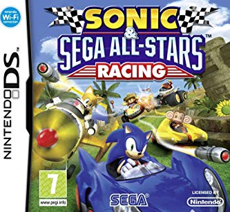 Sonic & SEGA All-Stars Racing box art for Nintendo DS