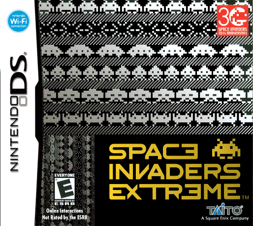 Space Invaders Extreme box art for Nintendo DS