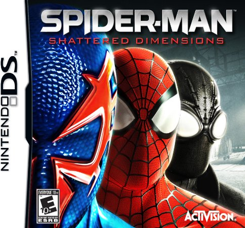 Spiderman Dimensions box art for Nintendo DS