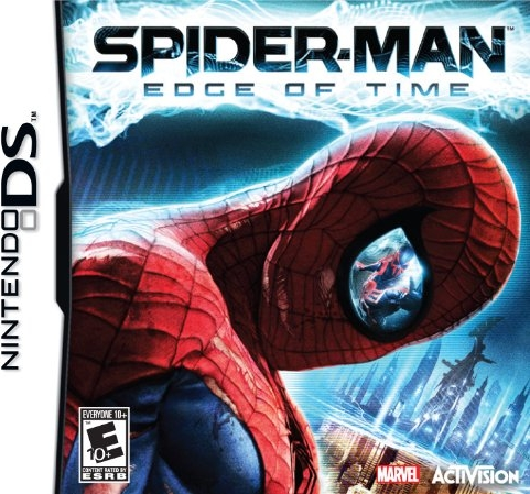 Spiderman: Edge of Time box art for Nintendo DS