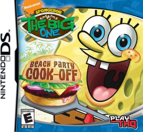 SpongeBob SquarePants Frantic Fry Cook box art for Nintendo DS
