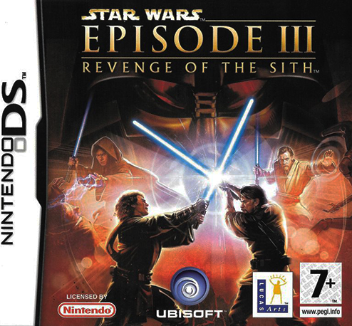 Star Wars Episode III Revenge of the Sith box art for Nintendo DS