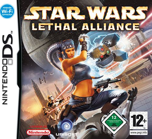 Star Wars Lethal Alliance box art for Nintendo DS