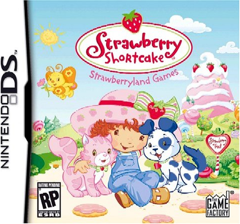 Strawberry Shortcake Strawberryland Games box art for Nintendo DS