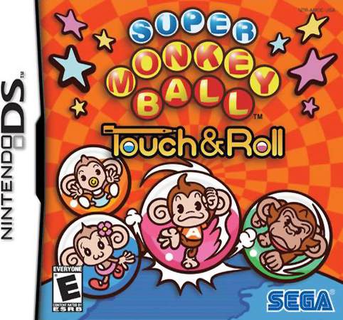 Super Monkey Ball Touch & Roll box art for Nintendo DS