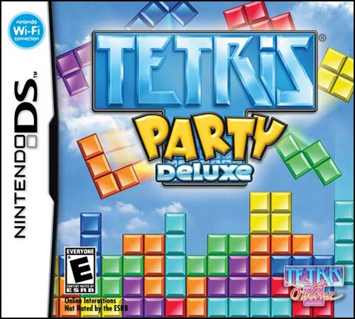 Tetris Party Deluxe box art for Nintendo DS