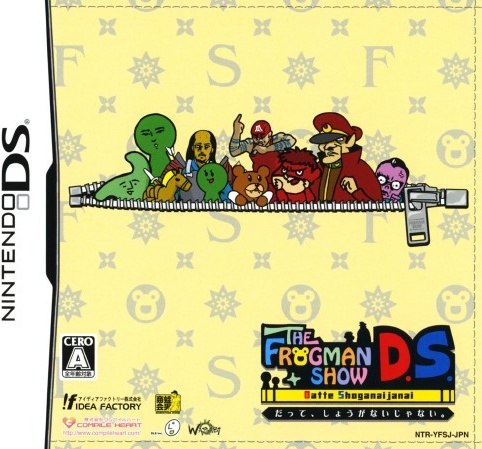 The Frogman Show: DS Datte, Shouganaijanai box art for Nintendo DS