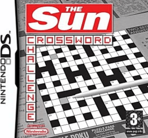 The Sun Crossword Challenge box art for Nintendo DS