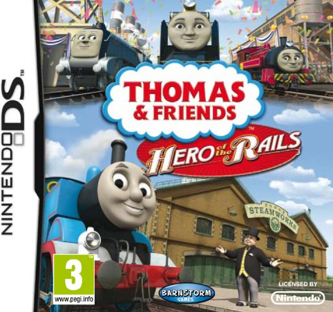 Thomas & Friends: Hero Of The Rails box art for Nintendo DS