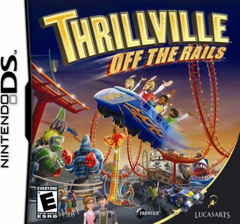 Thrillville Off The Rails box art for Nintendo DS