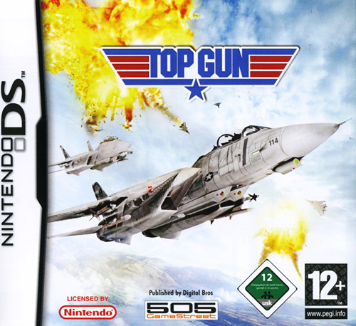 Top Gun box art for Nintendo DS