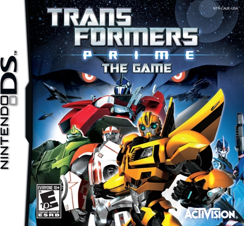 Transformers: Prime box art for Nintendo DS