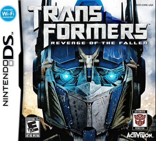 Transformers: Revenge of the Fallen Autobots box art for Nintendo DS