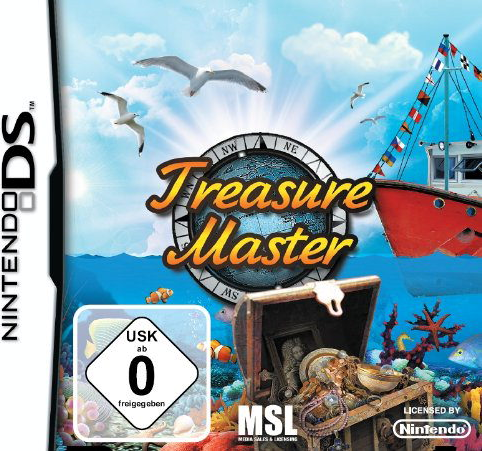 Treasure Masters box art for Nintendo DS