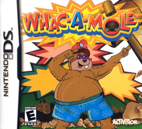 Whac-A-Mole box art for Nintendo DS