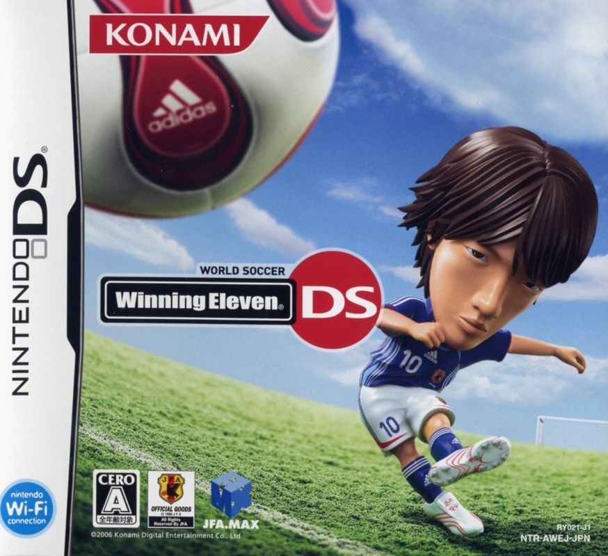 World Soccer Winning Eleven DS box art for Nintendo DS